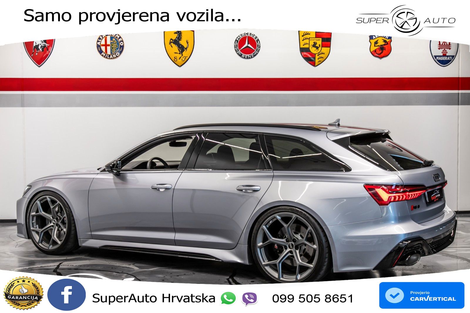 Audi RS6 Avant 4.0 TFSI V8 performance (630 KS)  quattro tiptronic