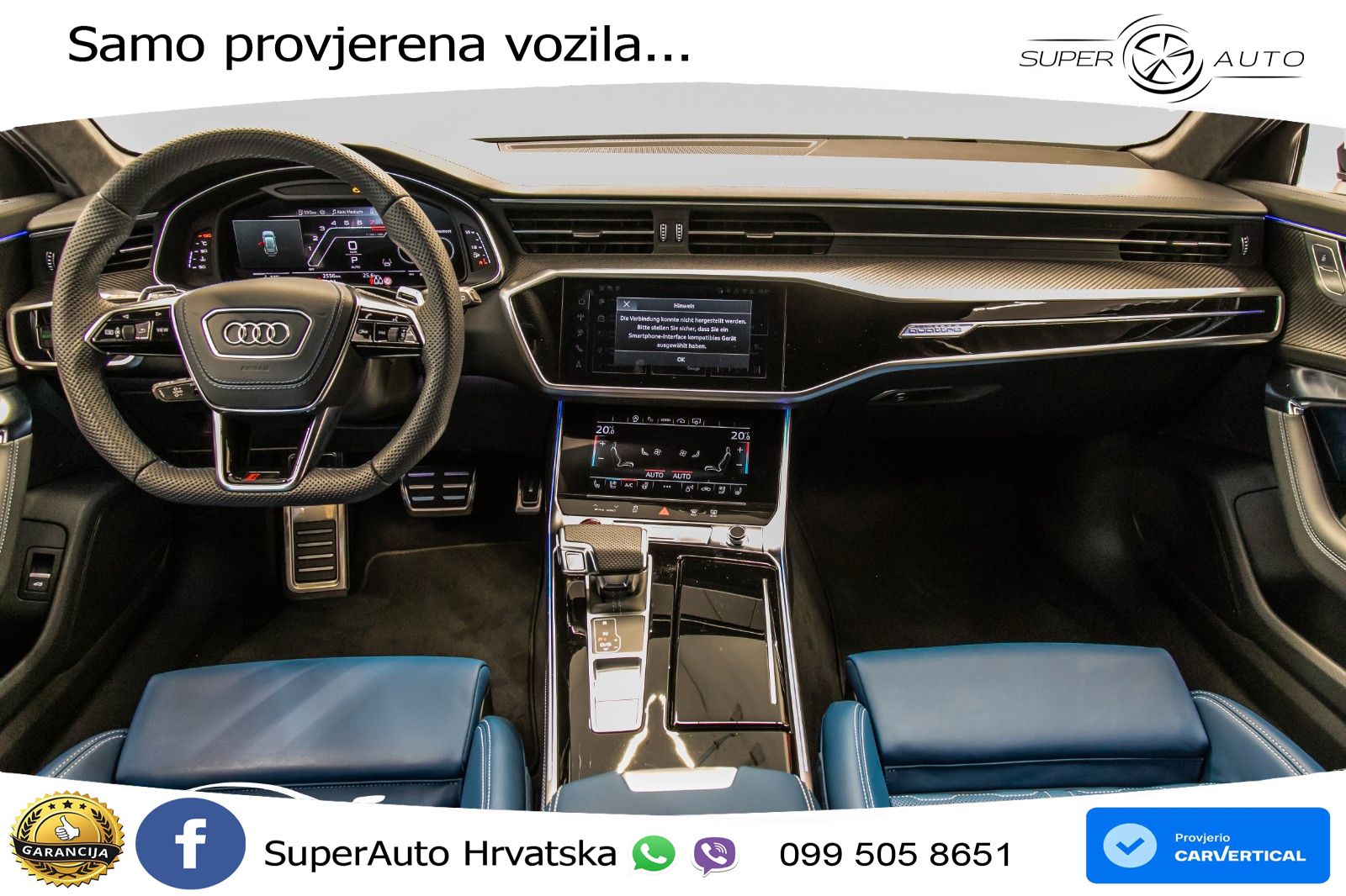 Audi RS6 Avant 4.0 TFSI V8 performance (630 KS)  quattro tiptronic