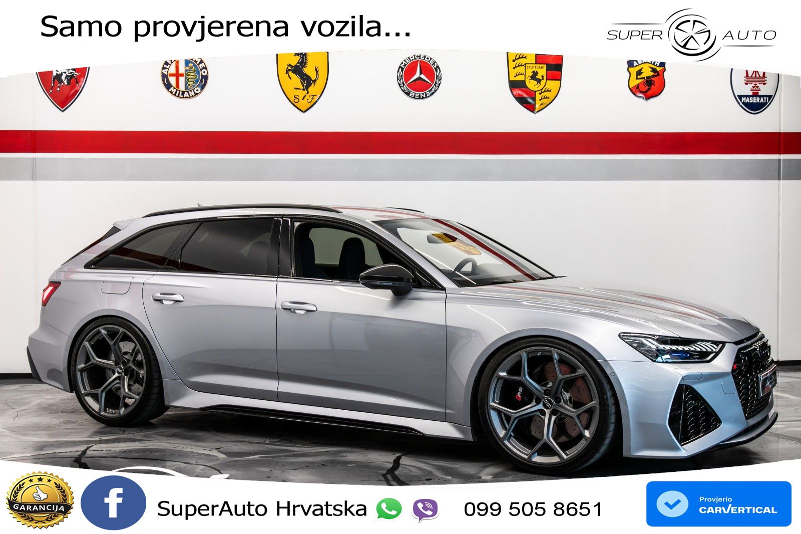 Audi RS6 Avant 4.0 TFSI V8 performance (630 KS)  quattro tiptronic