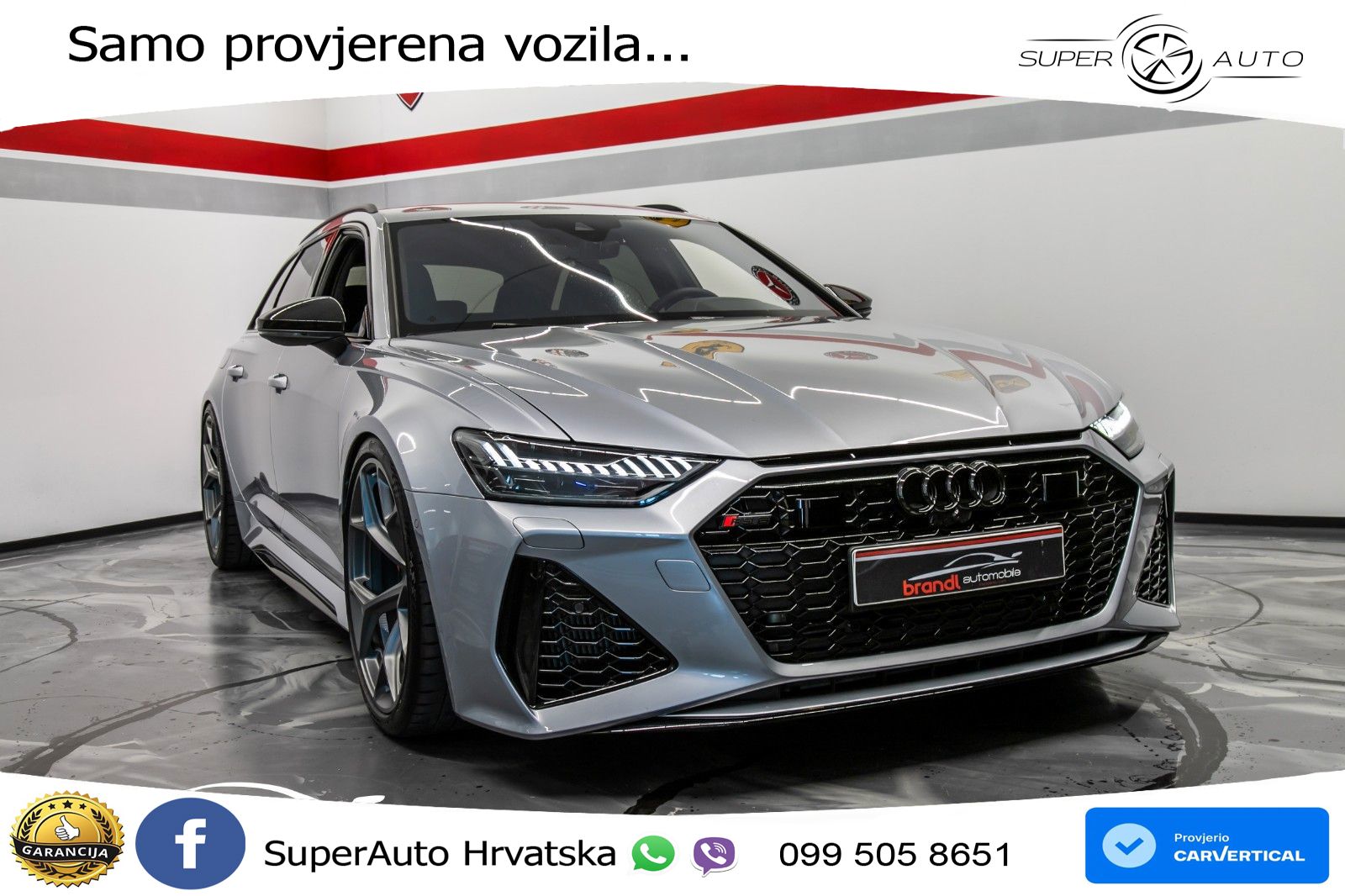 Audi RS6 Avant 4.0 TFSI V8 performance (630 KS)  quattro tiptronic