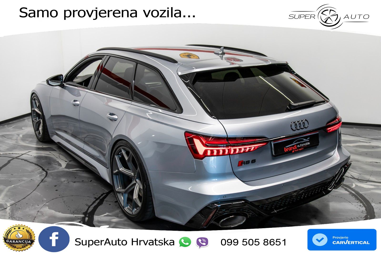 Audi RS6 Avant 4.0 TFSI V8 performance (630 KS)  quattro tiptronic