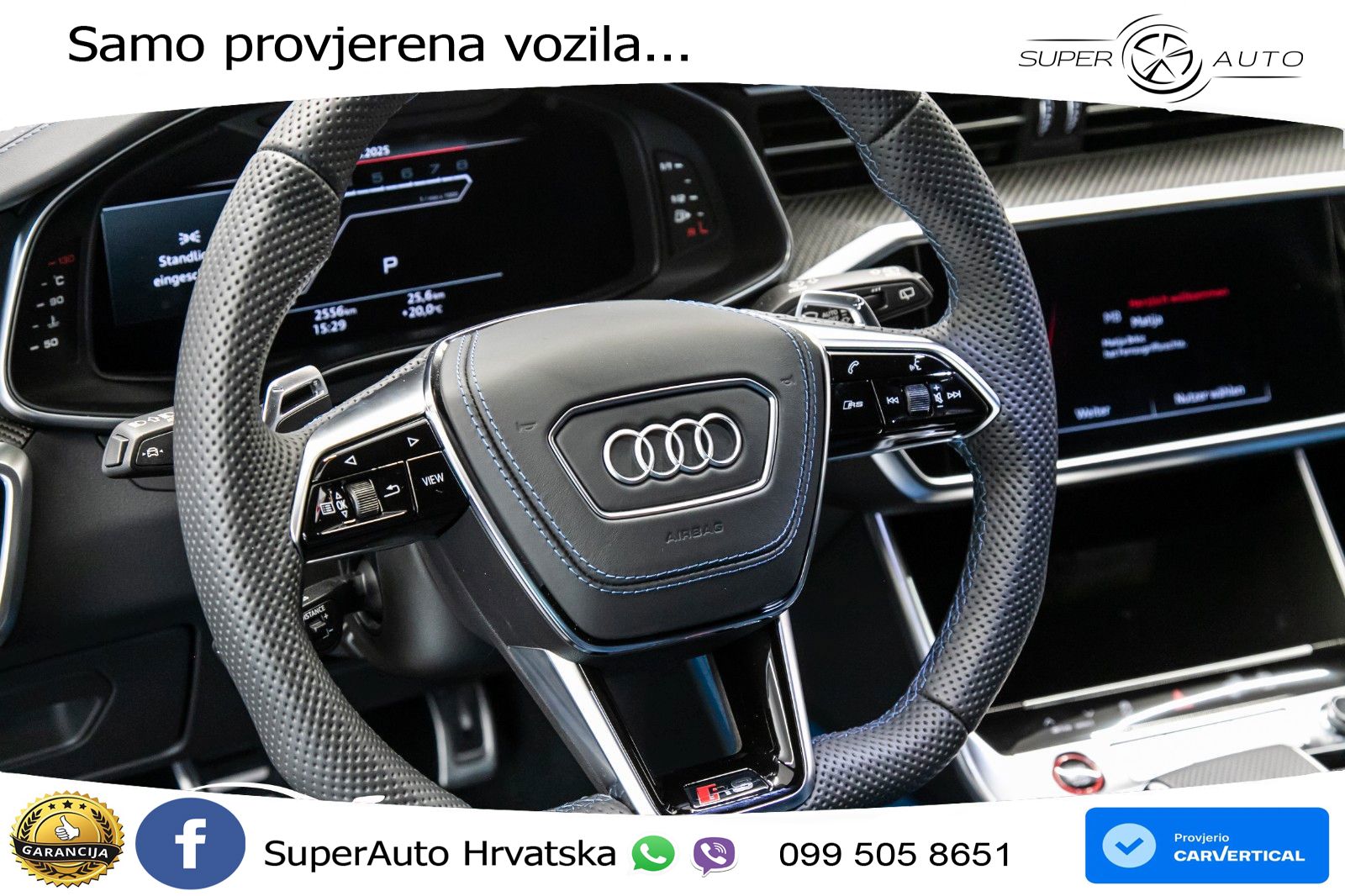 Audi RS6 Avant 4.0 TFSI V8 performance (630 KS)  quattro tiptronic