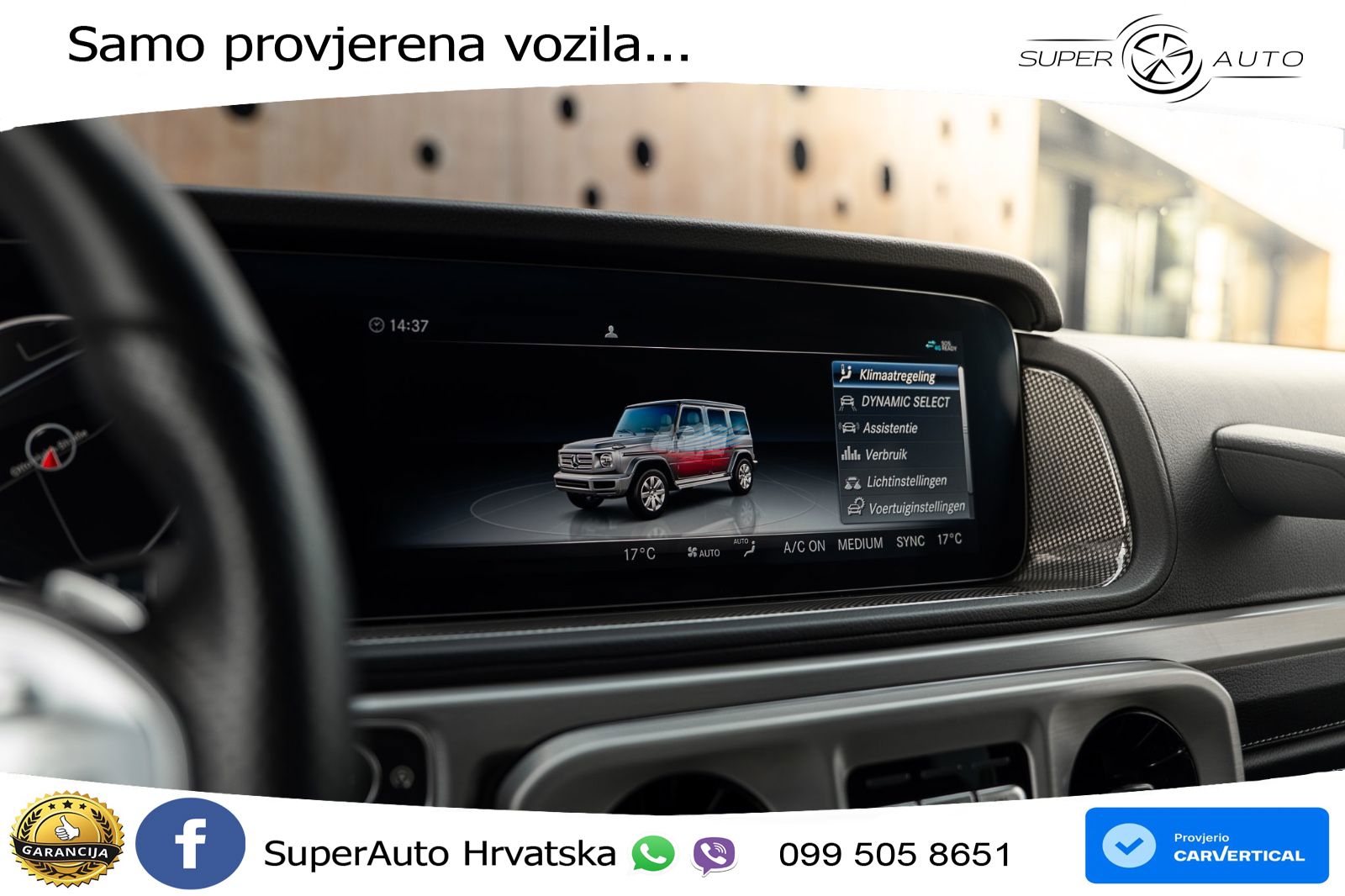 Mercedes G 500 Long V8 (422 KS) 4MATIC 9G-TRONIC AMG LED+GR SJED+ACC