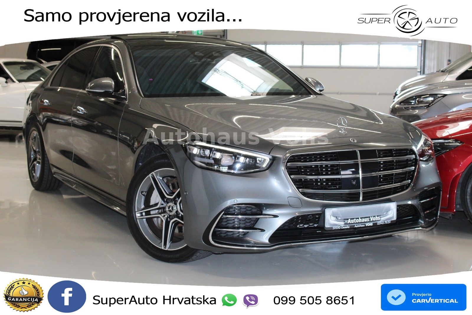 Mercedes S 580e (510 KS) 4MATIC 9G-TRONIC AMG ACC+HEAD+4xGR SJED+360+PANO