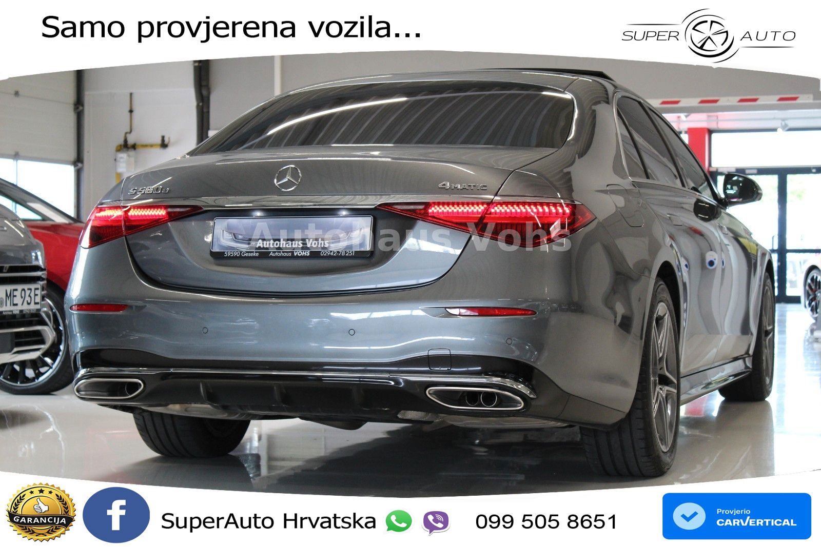 Mercedes S 580e (510 KS) 4MATIC 9G-TRONIC AMG ACC+HEAD+4xGR SJED+360+PANO
