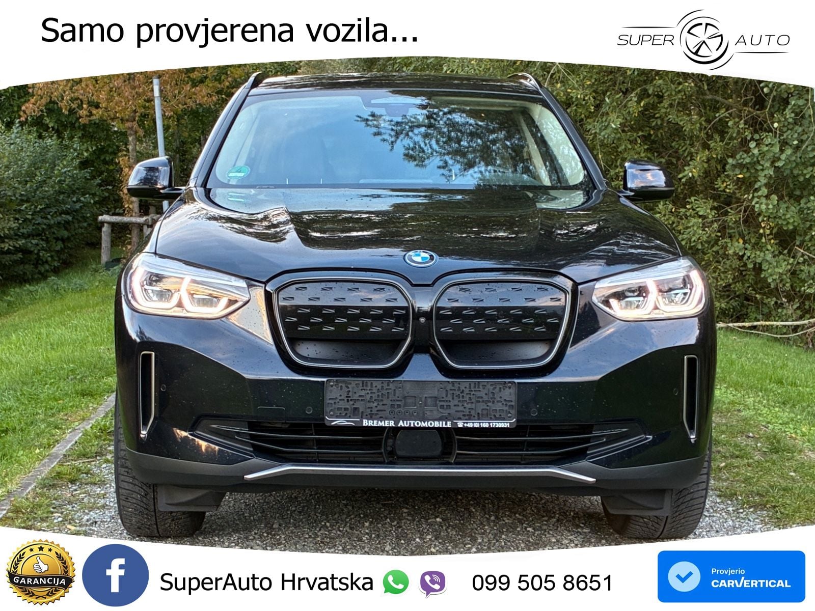 BMW iX3 80 kWh (286 KS) LED+GR SJED+ACC