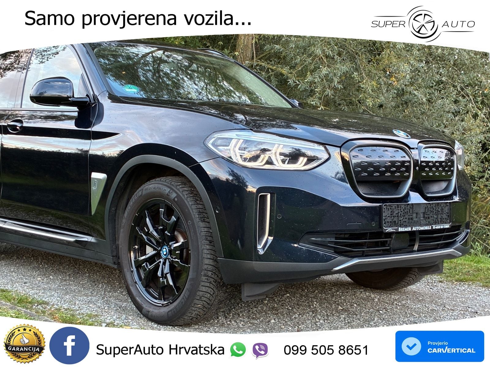 BMW iX3 80 kWh (286 KS) LED+GR SJED+ACC