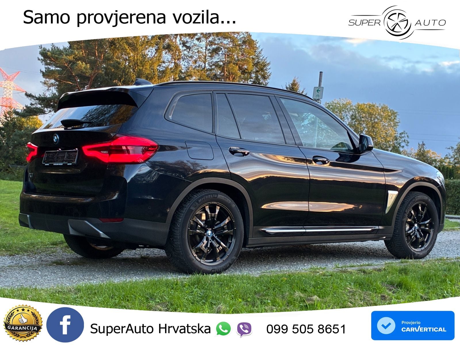 BMW iX3 80 kWh (286 KS) LED+GR SJED+ACC