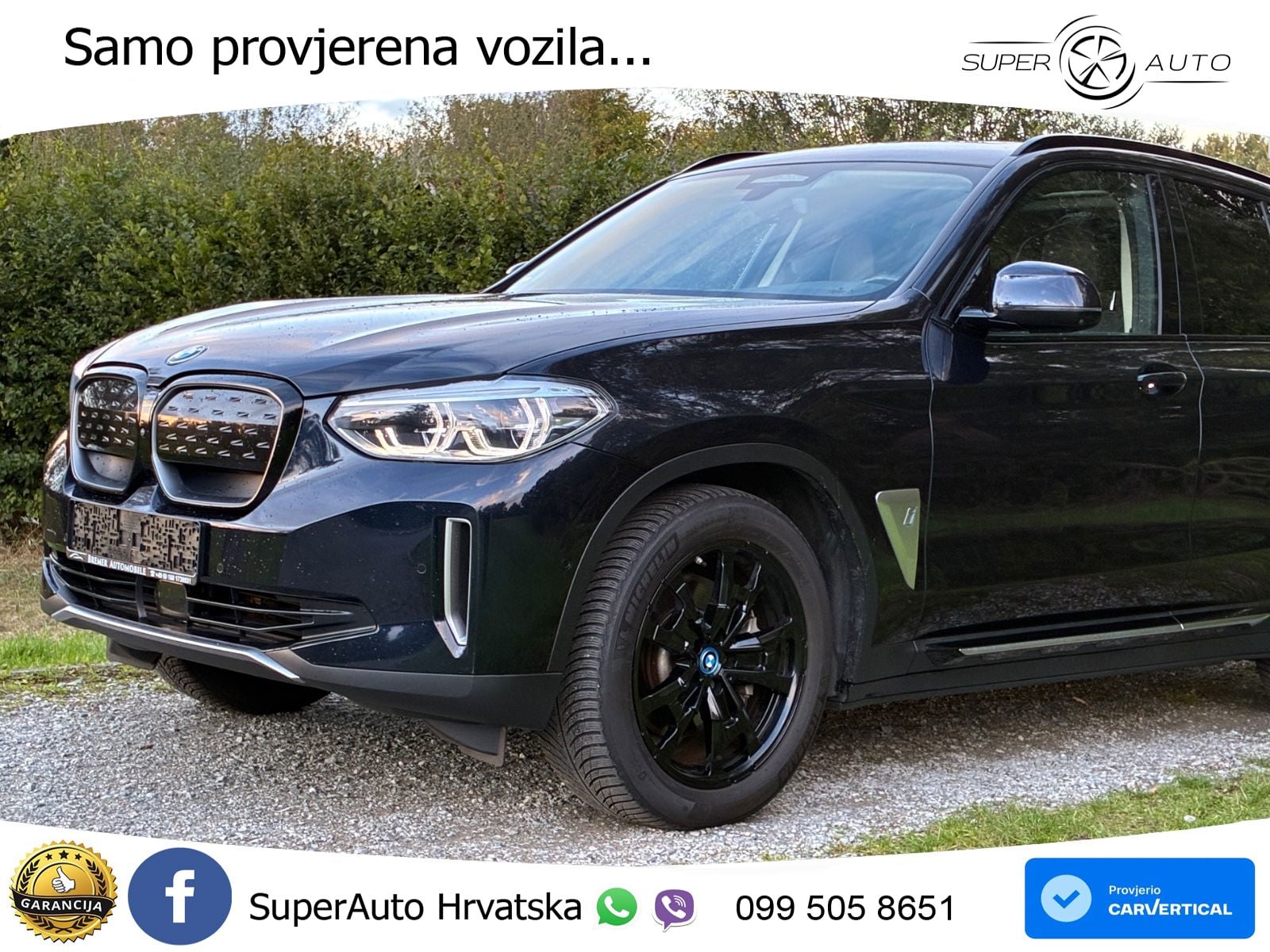BMW iX3 80 kWh (286 KS) LED+GR SJED+ACC