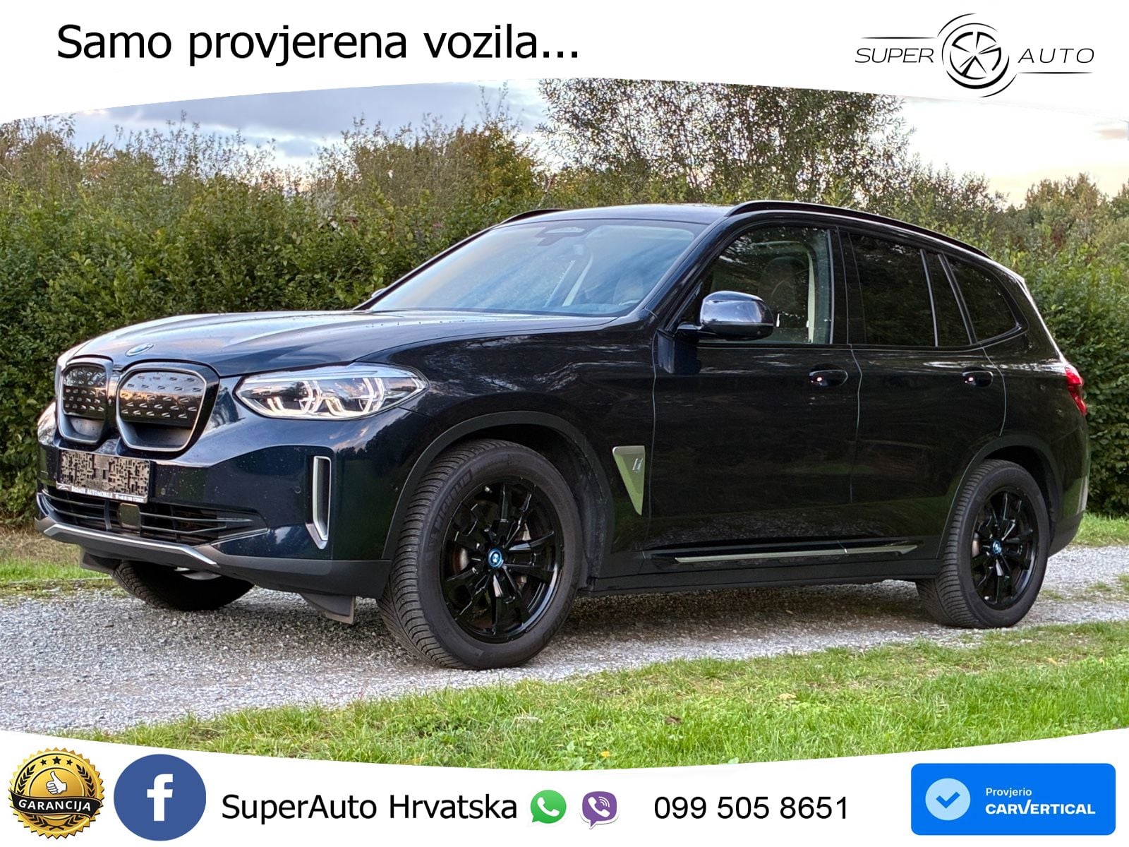 BMW iX3 80 kWh (286 KS) LED+GR SJED+ACC