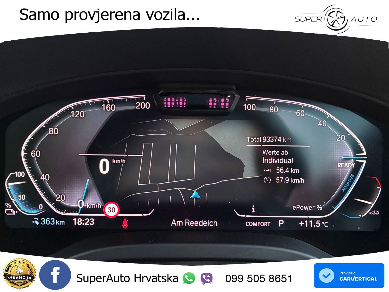 BMW iX3 80 kWh (286 KS) LED+GR SJED+ACC