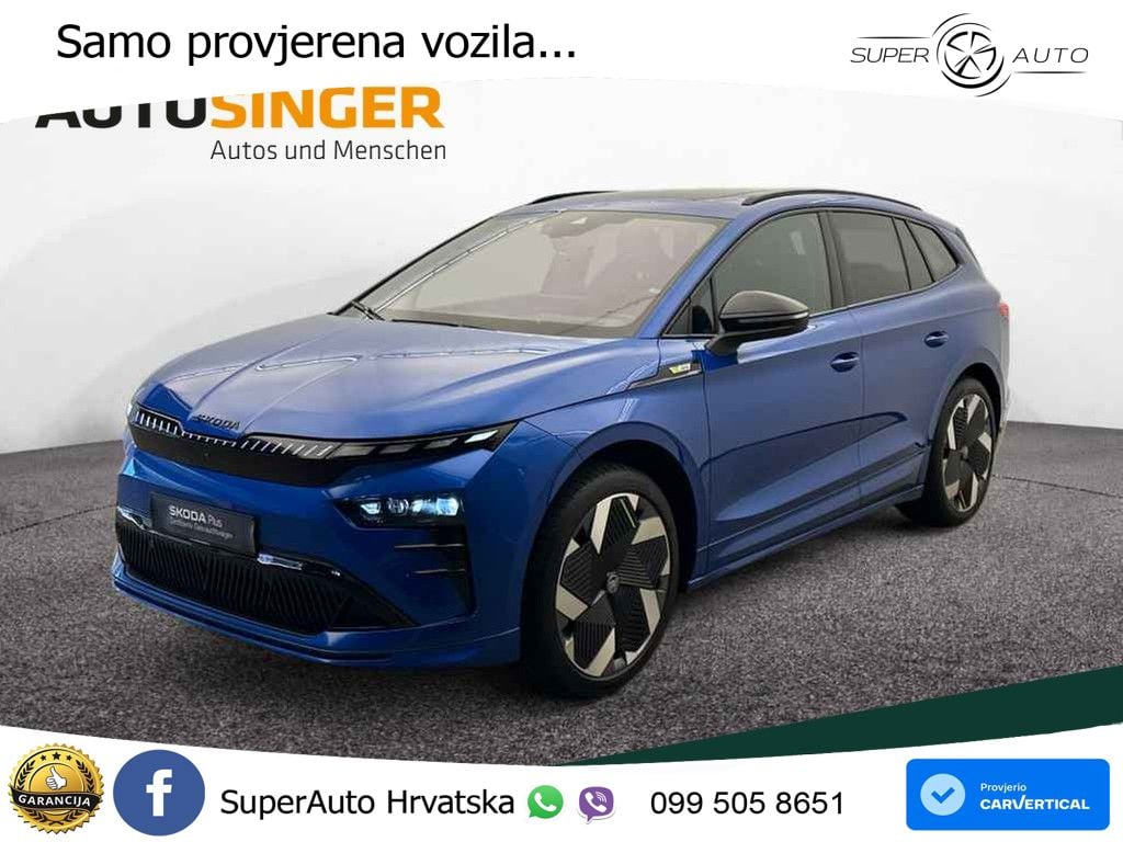Škoda Enyaq iV RS 82 kWh (340 KS) AWD LED+GR SJED+ACC