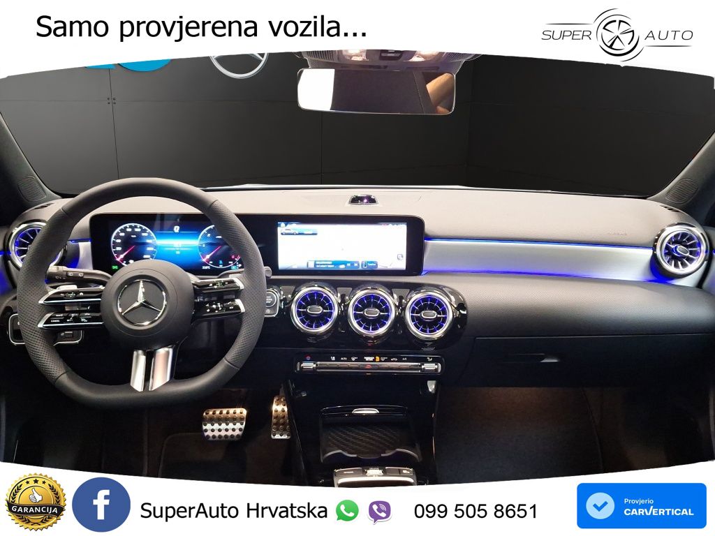 Mercedes-Benz A 200d 8G-DCT AMG ACC+GR SJED+360+PANO