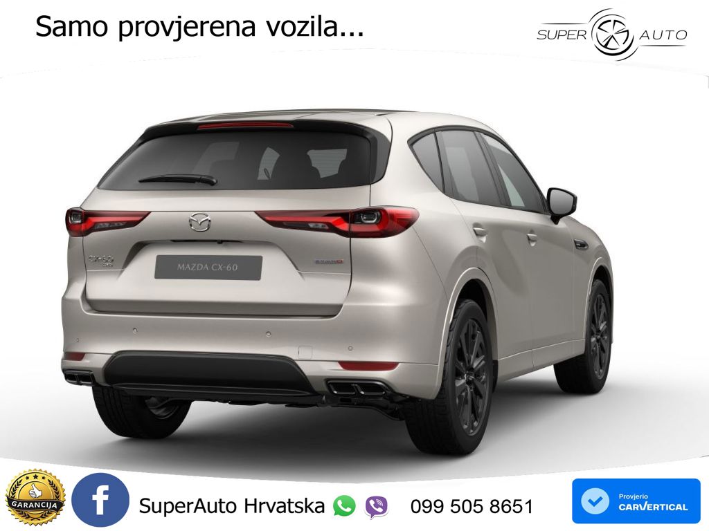 Mazda CX-60 3.3 e-Skyactiv D (254 KS) AWD Automatic LED+GR SJED+ACC