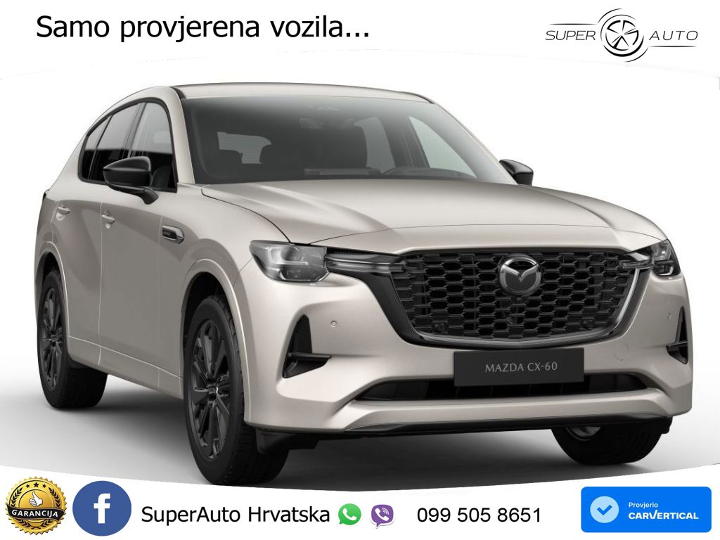 Mazda CX-60 3.3 e-Skyactiv D (254 KS) AWD Automatic LED+GR SJED+ACC