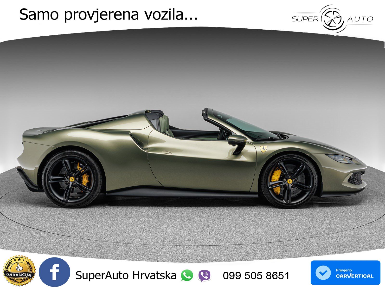 Ferrari 296 GTS 3.0 V6 (830 KS) F1 DCT