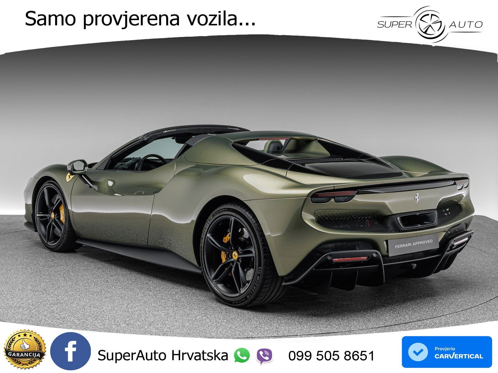 Ferrari 296 GTS 3.0 V6 (830 KS) F1 DCT