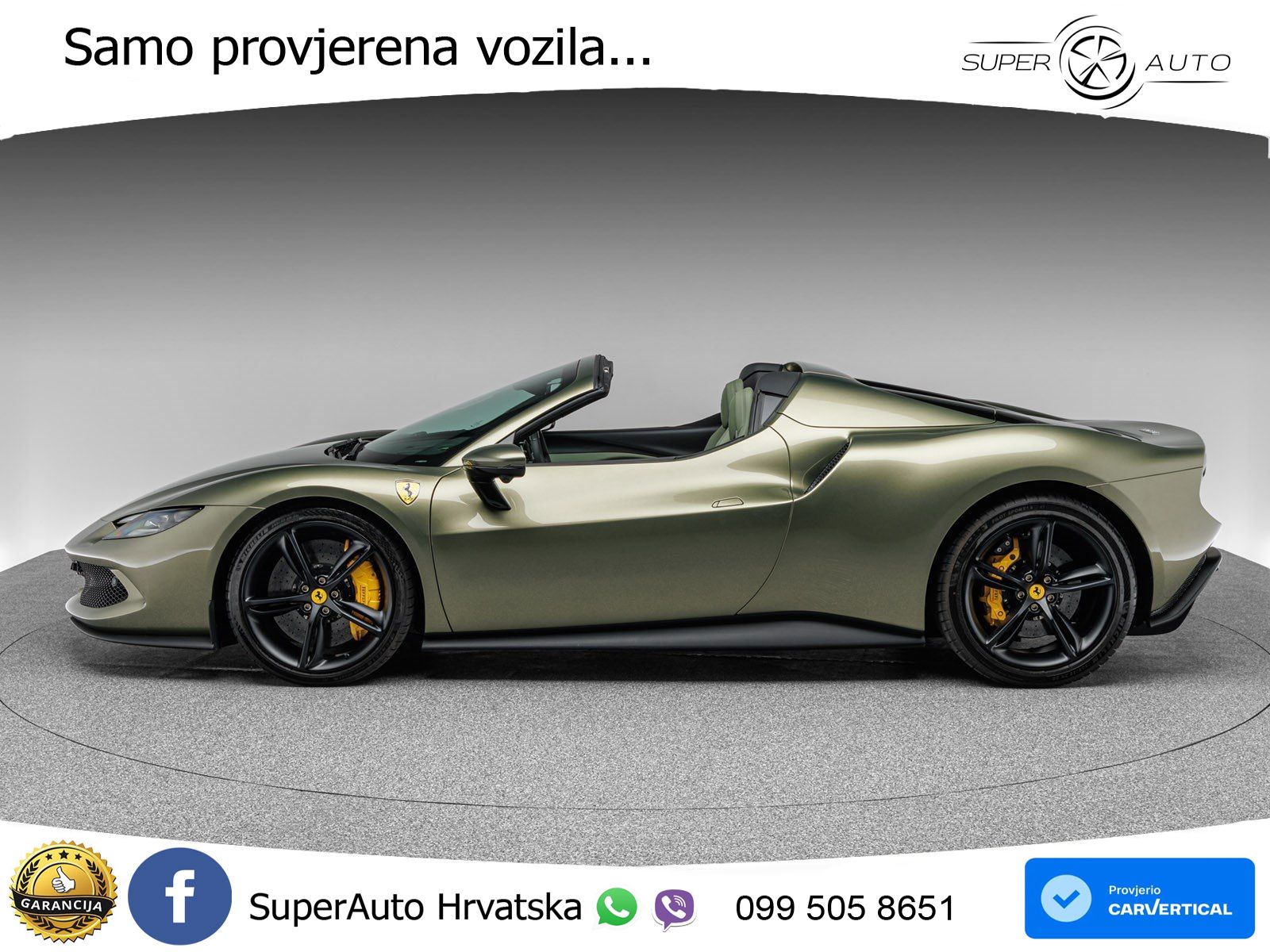 Ferrari 296 GTS 3.0 V6 (830 KS) F1 DCT