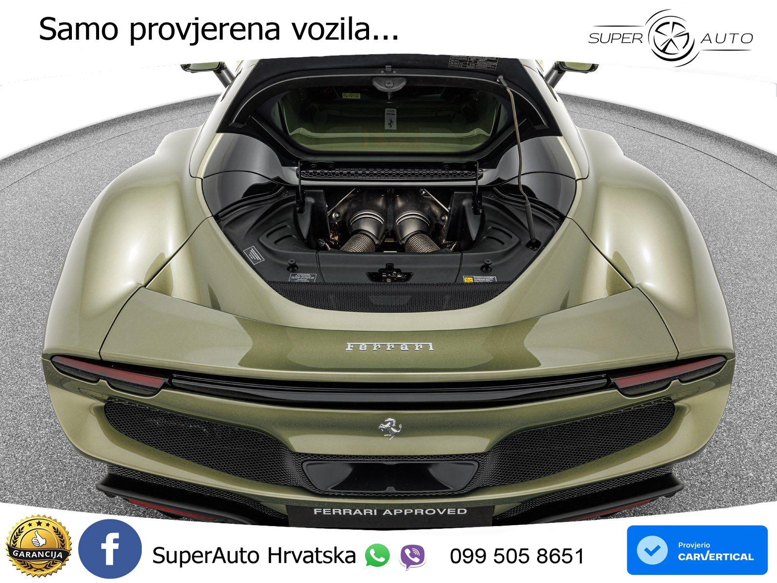 Ferrari 296 GTS 3.0 V6 (830 KS) F1 DCT