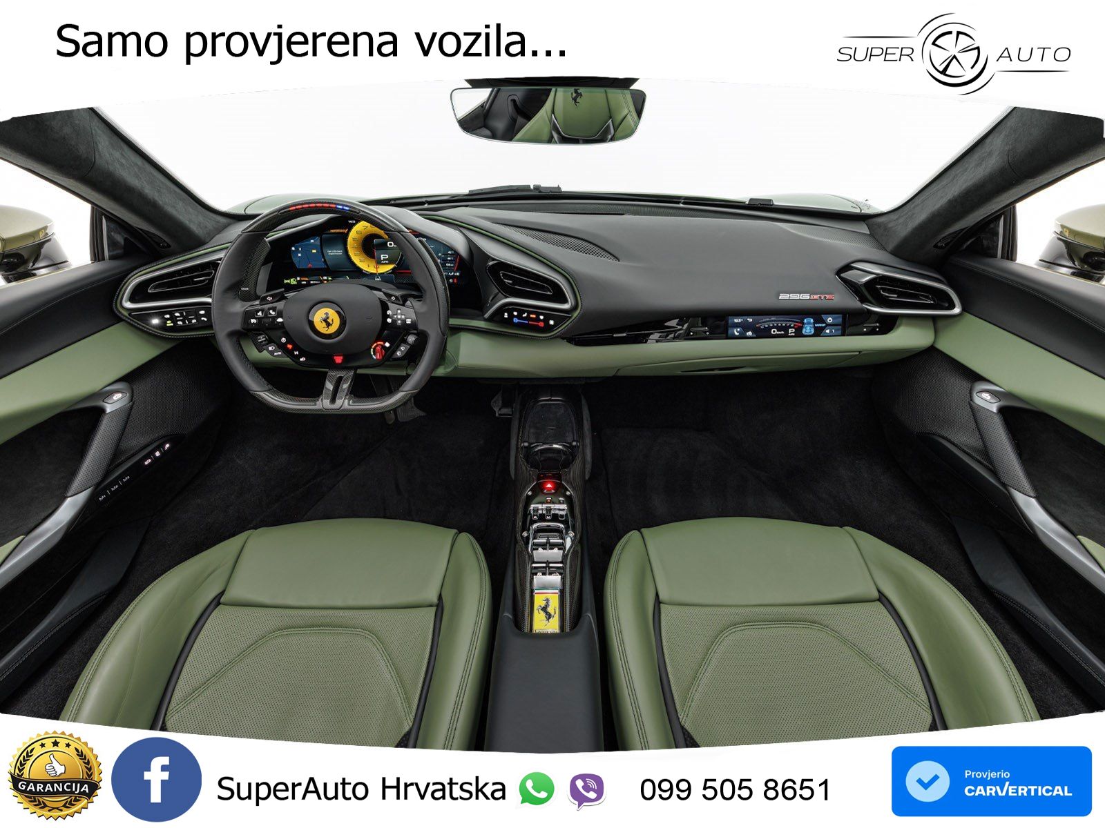 Ferrari 296 GTS 3.0 V6 (830 KS) F1 DCT
