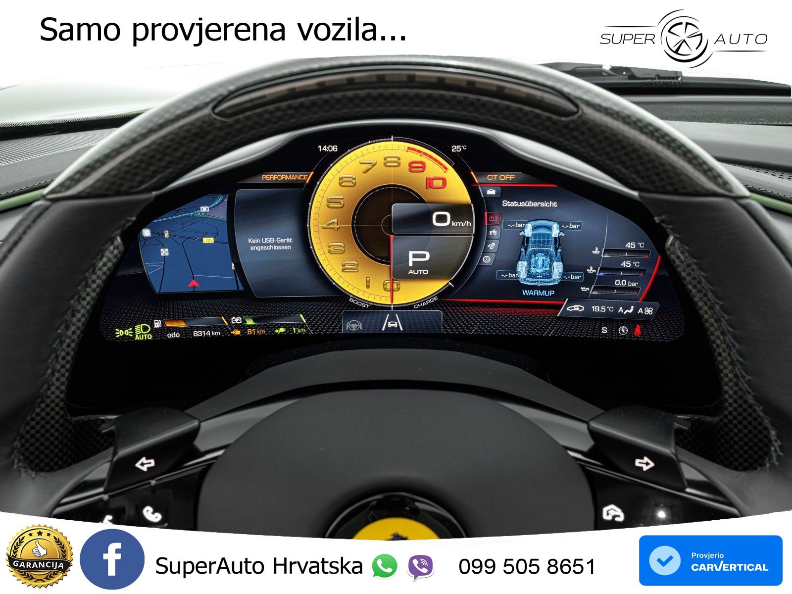 Ferrari 296 GTS 3.0 V6 (830 KS) F1 DCT