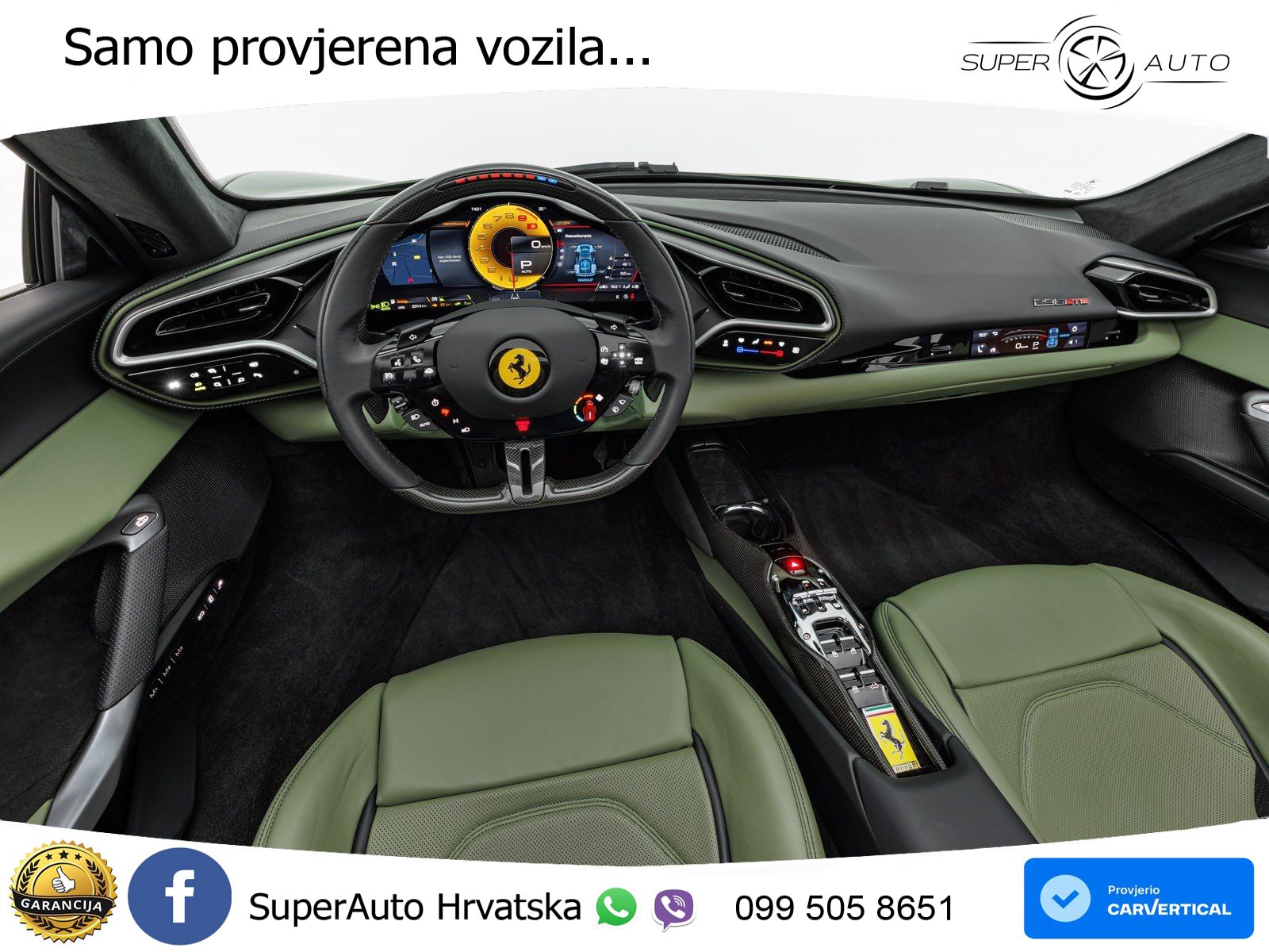 Ferrari 296 GTS 3.0 V6 (830 KS) F1 DCT