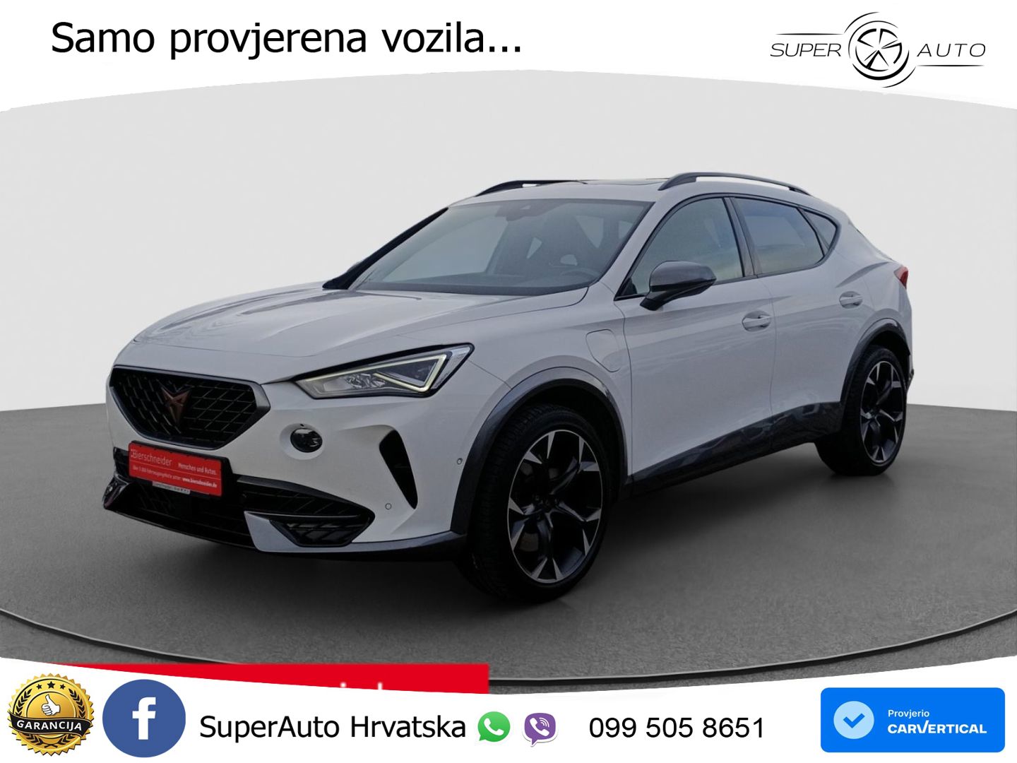 Cupra Formentor 1.4 TSI (245 KS) e-Hybrid DSG VZ LED+GR SJED+ACC