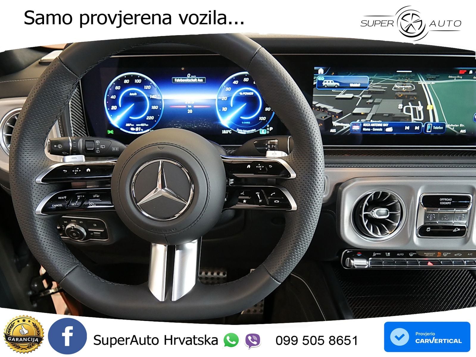 Mercedes G 580 EQ Long 116 kWh (587 KS) 4MATIC AMG LED+GR SJED+ACC