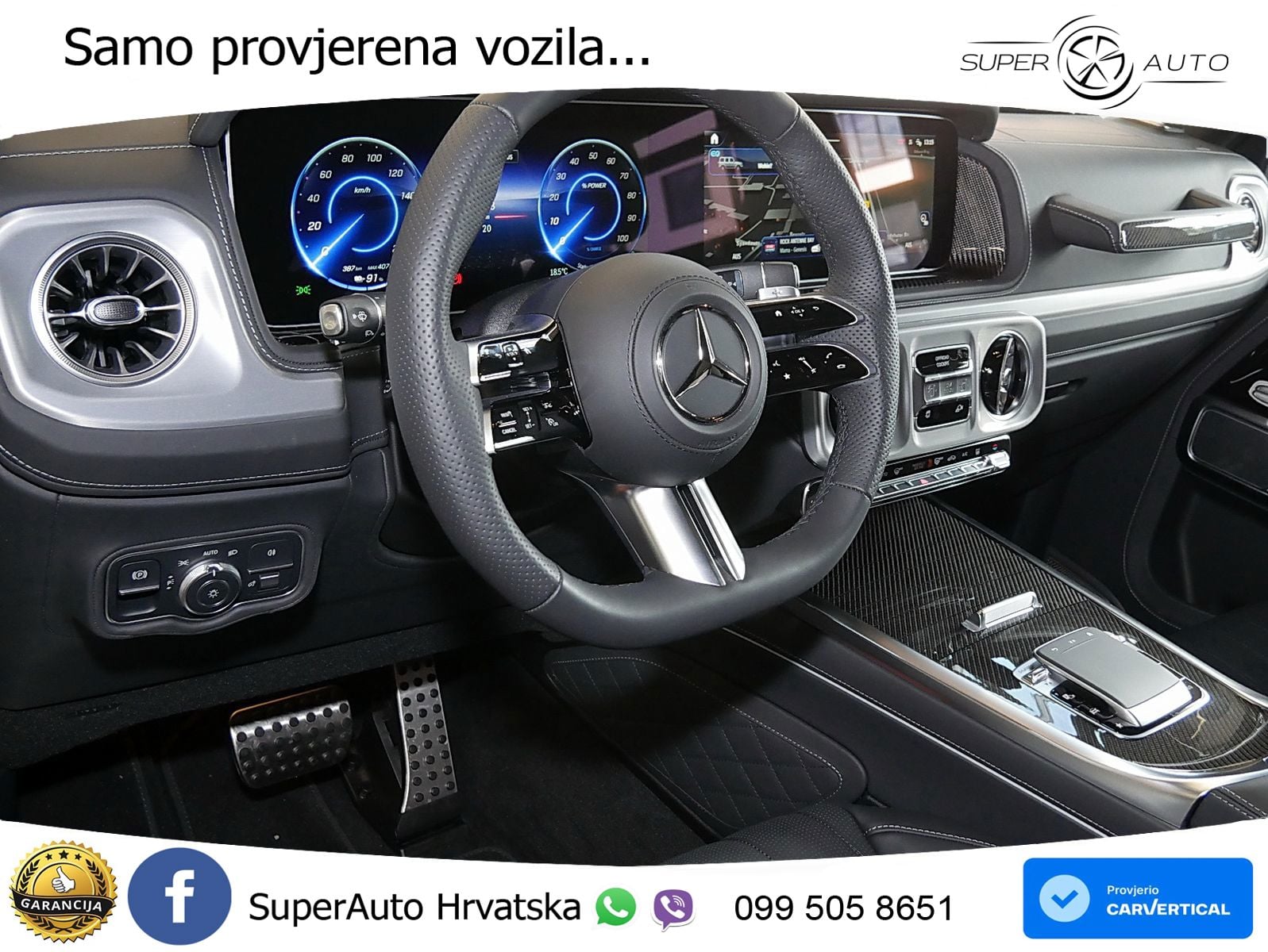 Mercedes G 580 EQ Long 116 kWh (587 KS) 4MATIC AMG LED+GR SJED+ACC