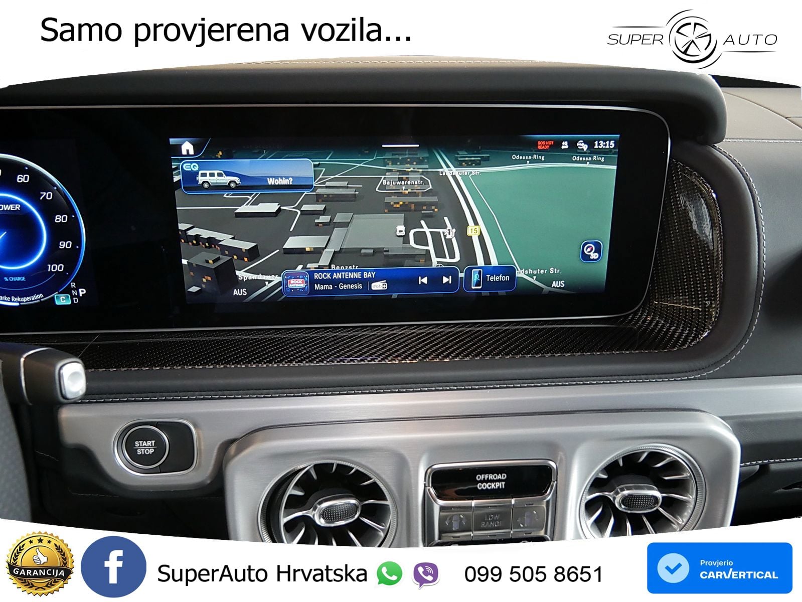 Mercedes G 580 EQ Long 116 kWh (587 KS) 4MATIC AMG LED+GR SJED+ACC