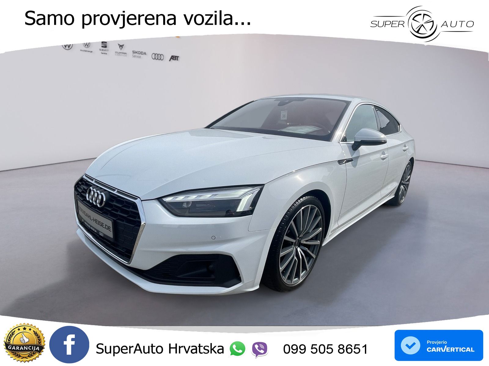 Audi A5 Sportback 45 TFSI (265 KS) quattro S tronic MATRIX+GR SJED+KAM
