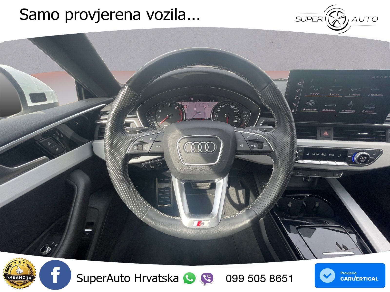 Audi A5 Sportback 45 TFSI (265 KS) quattro S tronic MATRIX+GR SJED+KAM