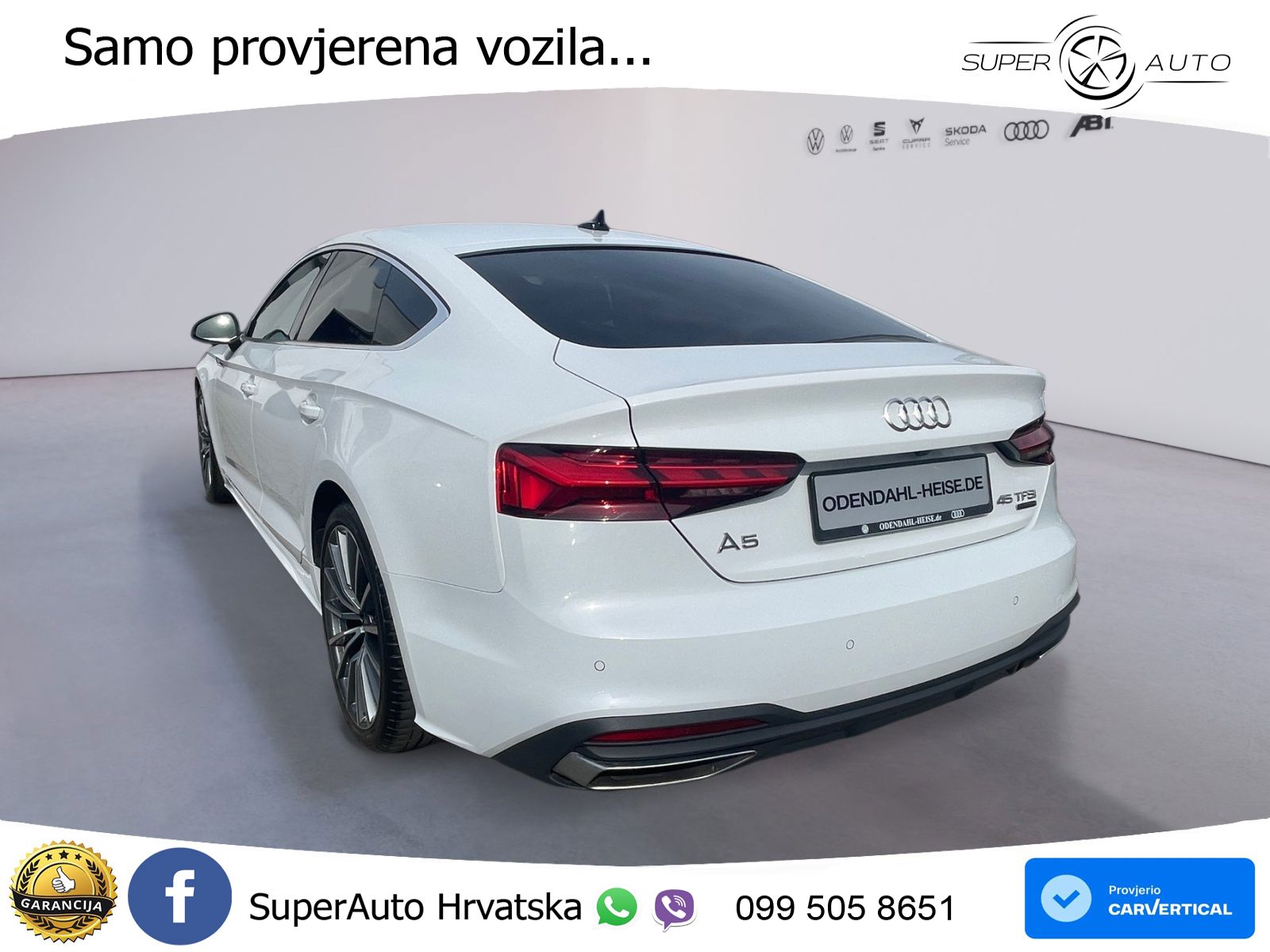 Audi A5 Sportback 45 TFSI (265 KS) quattro S tronic MATRIX+GR SJED+KAM