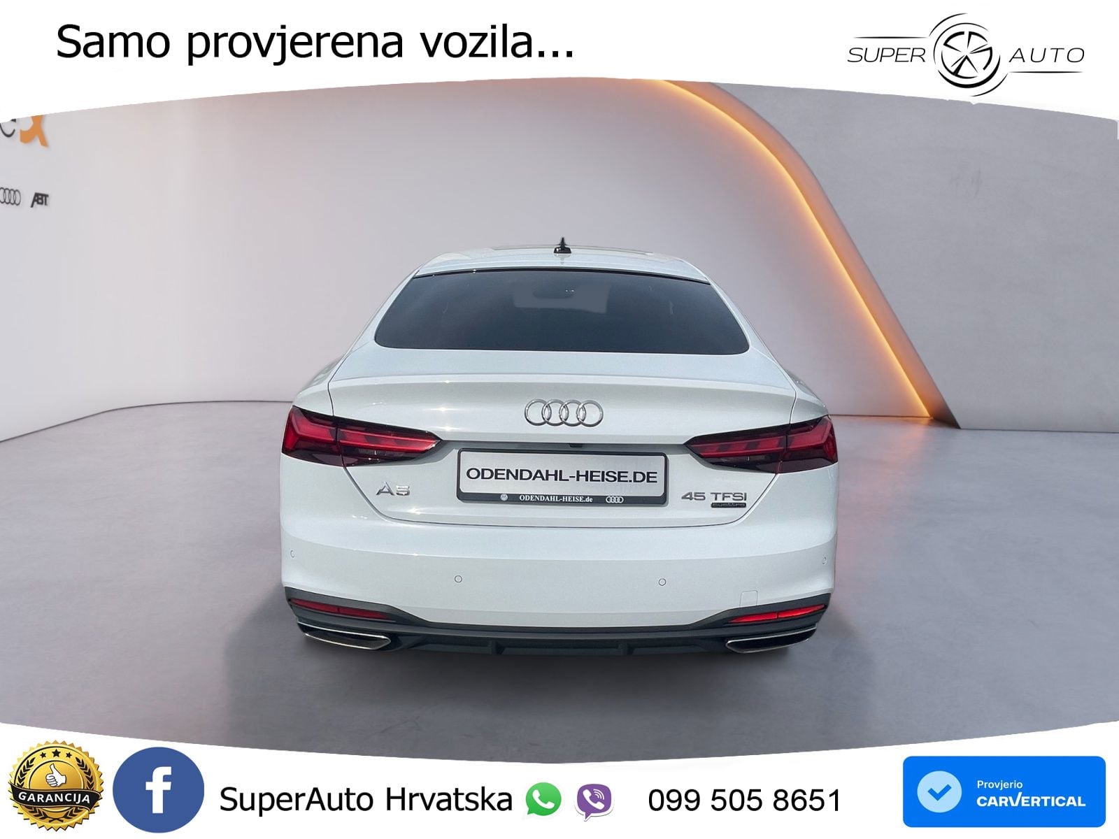 Audi A5 Sportback 45 TFSI (265 KS) quattro S tronic MATRIX+GR SJED+KAM