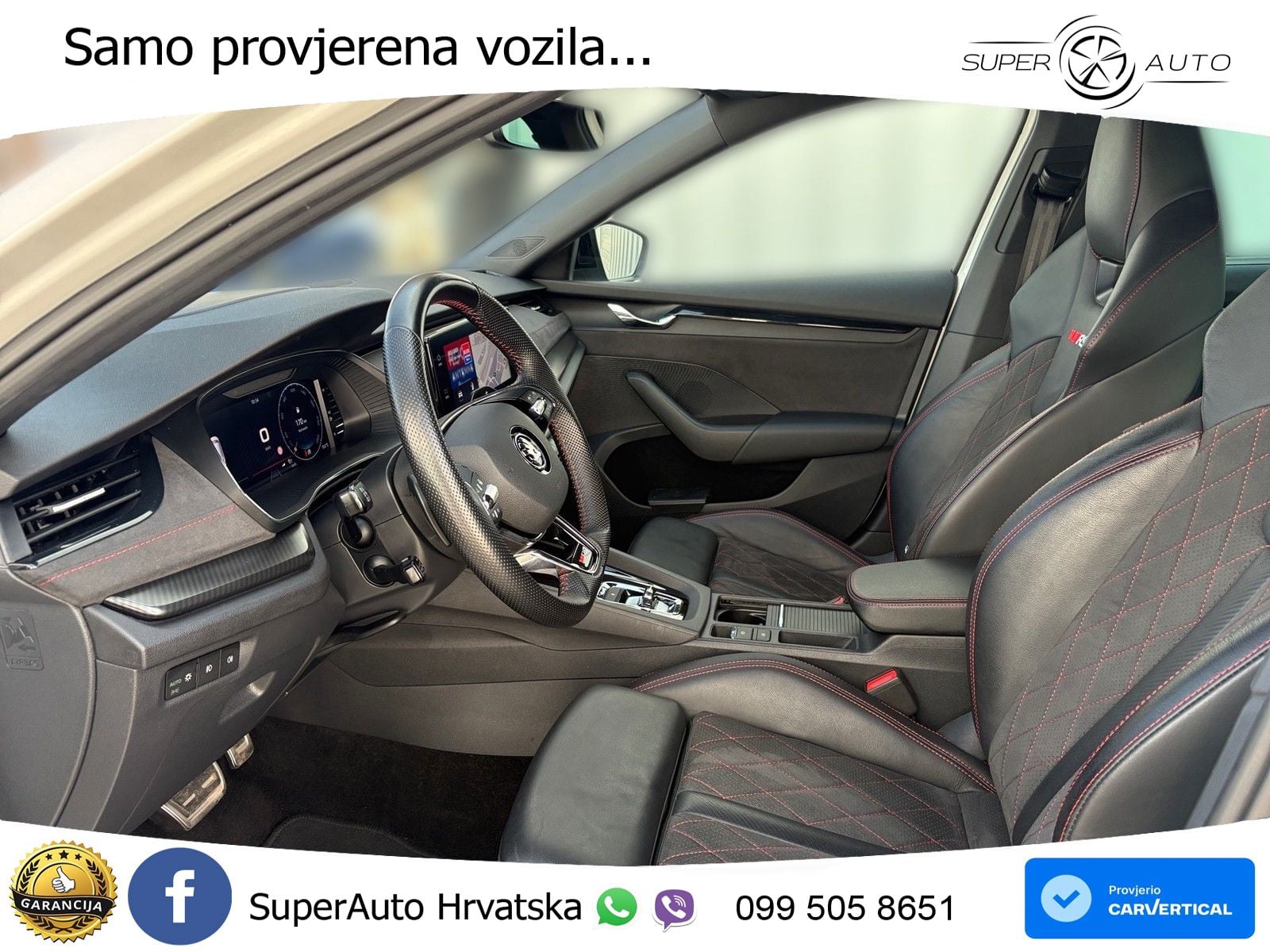 Škoda Octavia Combi RS 2.0 TDI (200 KS) 4x4 DSG LED+GR SJED+ACC