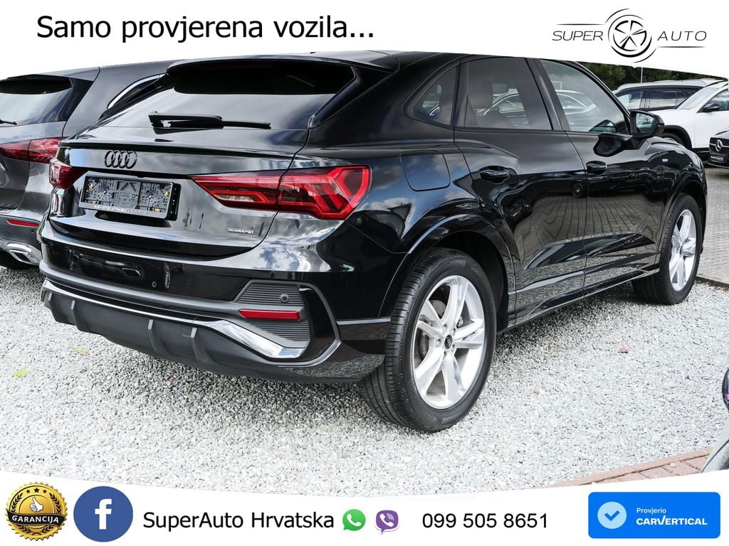 Audi Q3 Sportback 45 TFSI (245 KS) quattro S tronic S line MATRIX+GR SJED+KAM