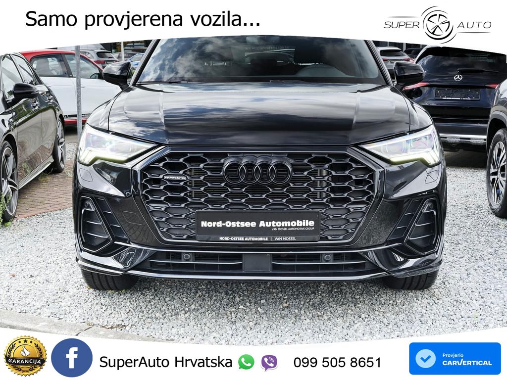 Audi Q3 Sportback 45 TFSI (245 KS) quattro S tronic S line MATRIX+GR SJED+KAM