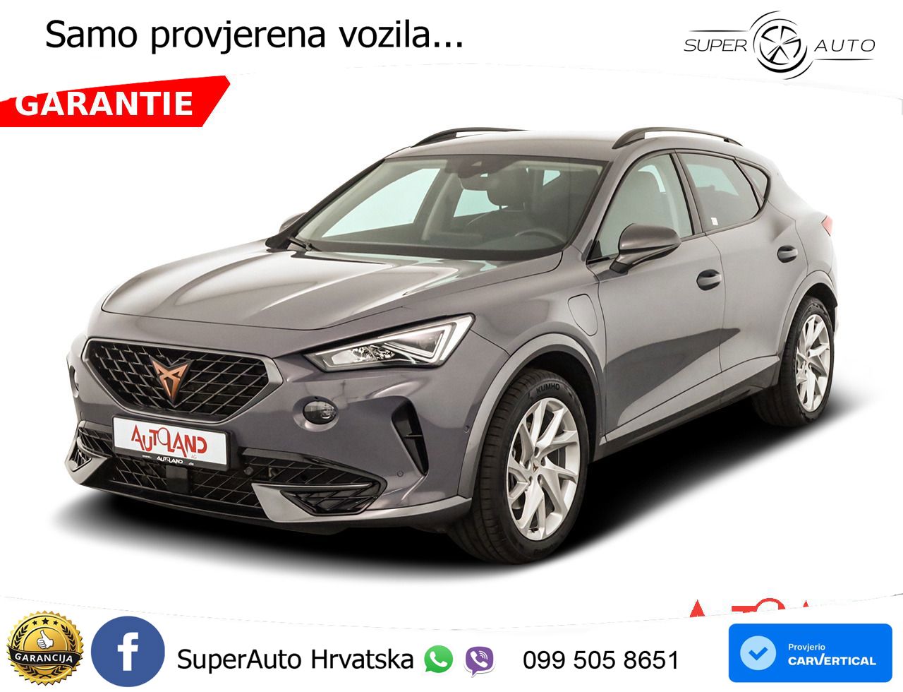 Cupra Formentor 1.4 TSI (204 KS) e-Hybrid DSG LED+GR SJED+ACC