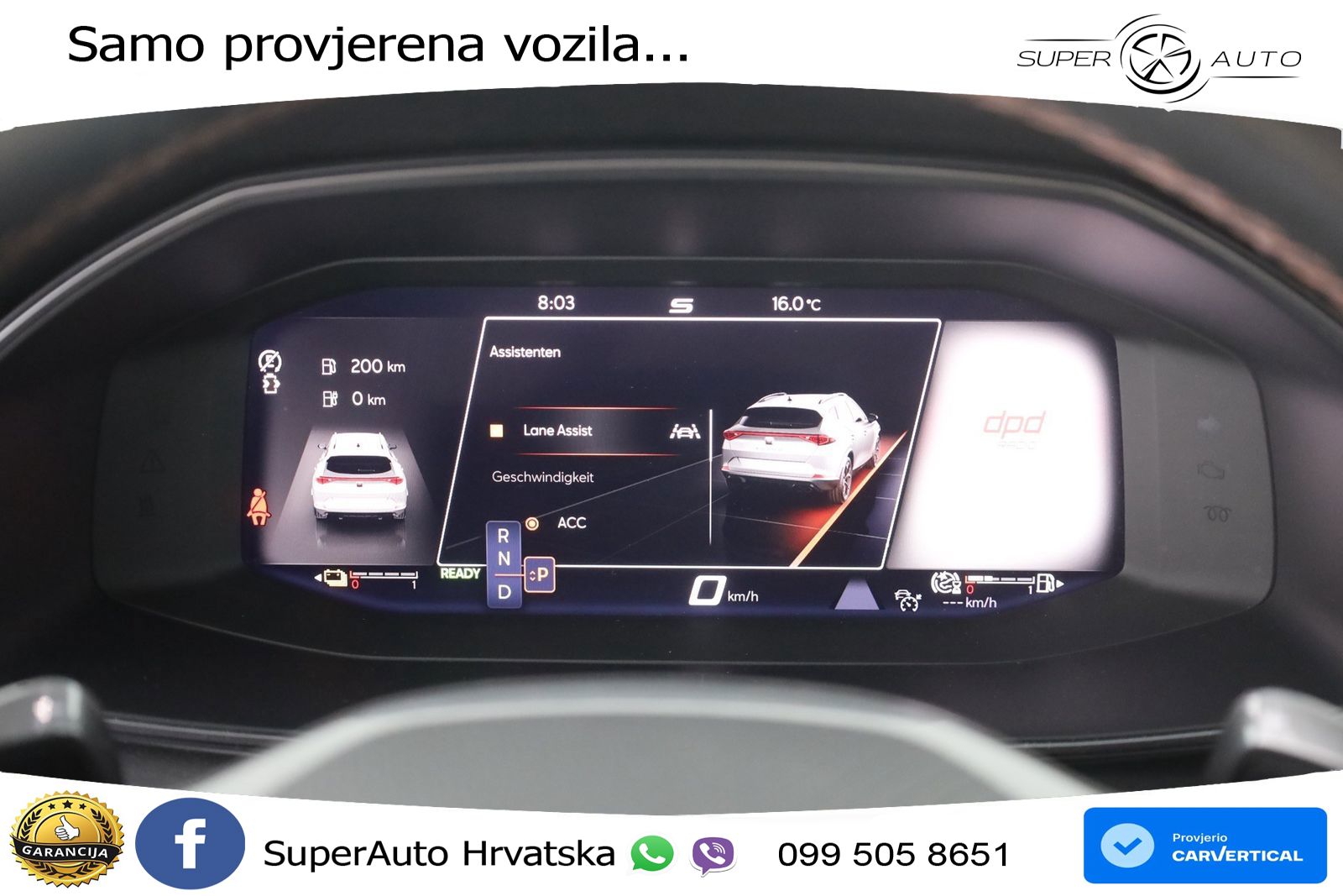 Cupra Formentor 1.4 TSI (204 KS) e-Hybrid DSG LED+GR SJED+ACC