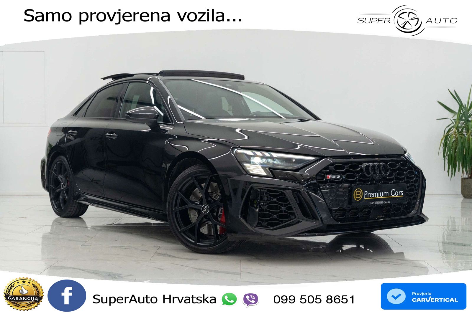 Audi RS3 Sedan 2.5 TFSI (400 KS) quattro S tronic LED+GR SJED+ACC