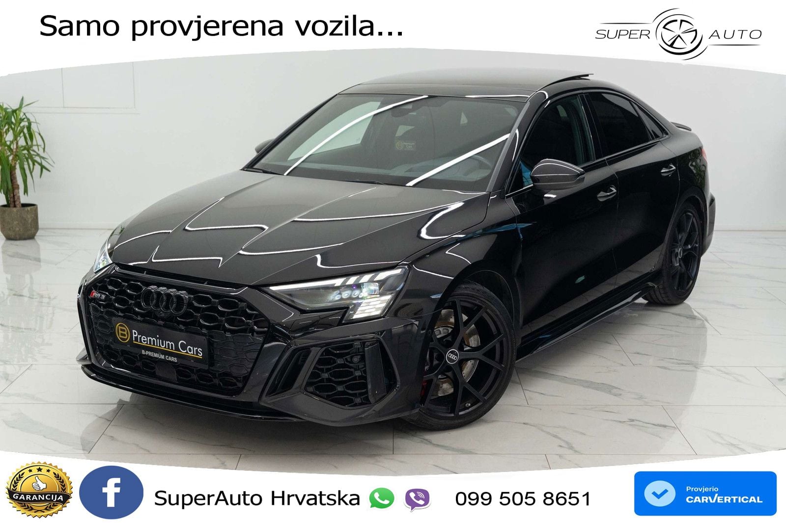 Audi RS3 Sedan 2.5 TFSI (400 KS) quattro S tronic LED+GR SJED+ACC