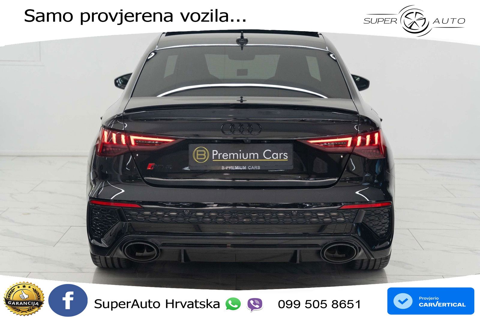 Audi RS3 Sedan 2.5 TFSI (400 KS) quattro S tronic LED+GR SJED+ACC