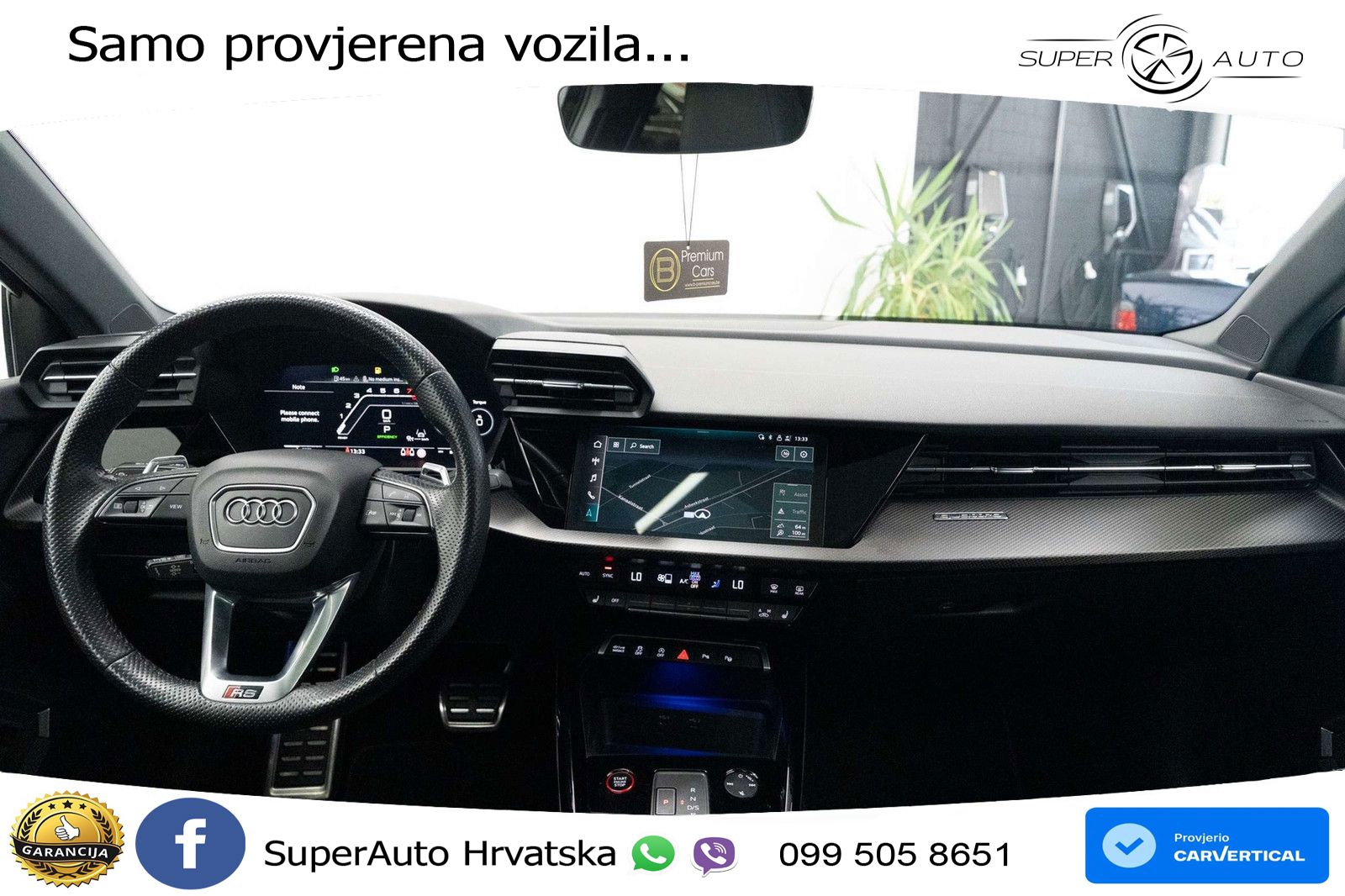 Audi RS3 Sedan 2.5 TFSI (400 KS) quattro S tronic LED+GR SJED+ACC
