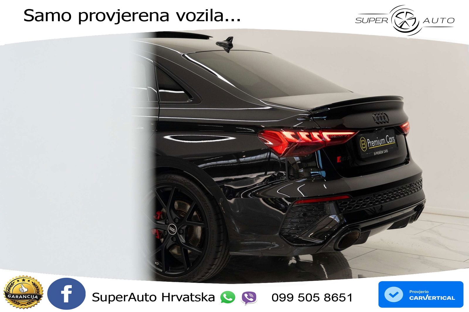 Audi RS3 Sedan 2.5 TFSI (400 KS) quattro S tronic LED+GR SJED+ACC