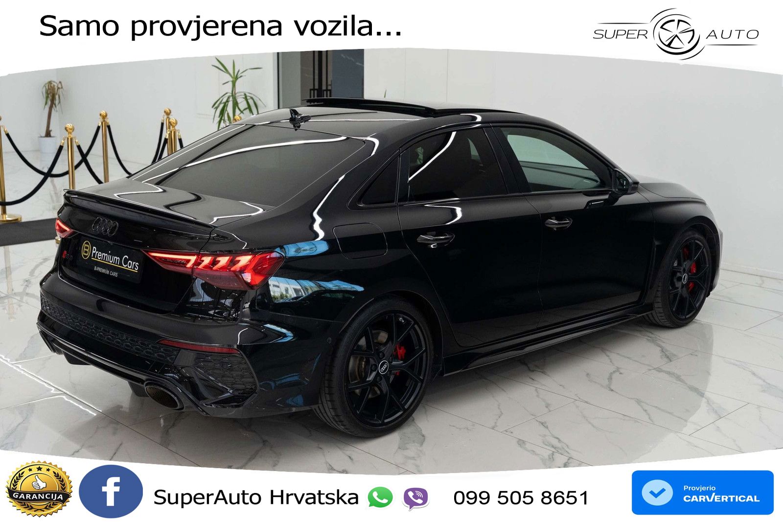 Audi RS3 Sedan 2.5 TFSI (400 KS) quattro S tronic LED+GR SJED+ACC