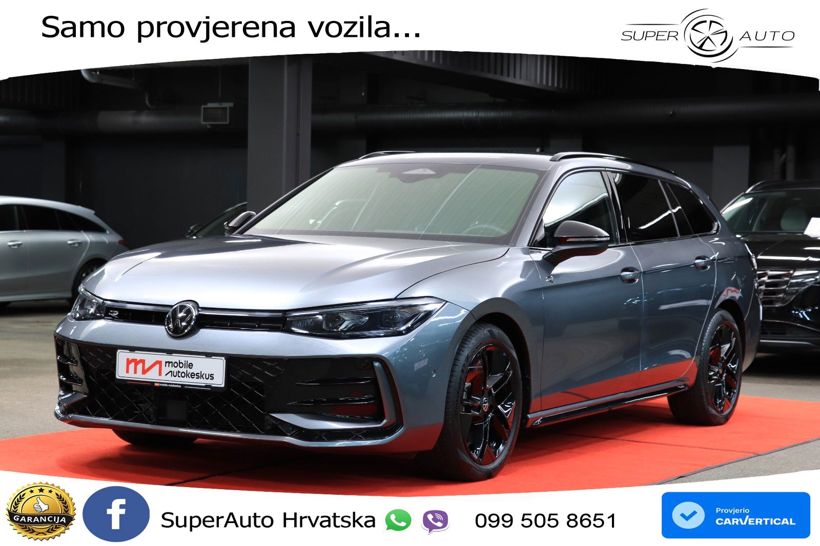 Volkswagen Passat Variant 2.0 TDI (193 KS) 4MOTION DSG R-Line LED+GR SJED+ACC