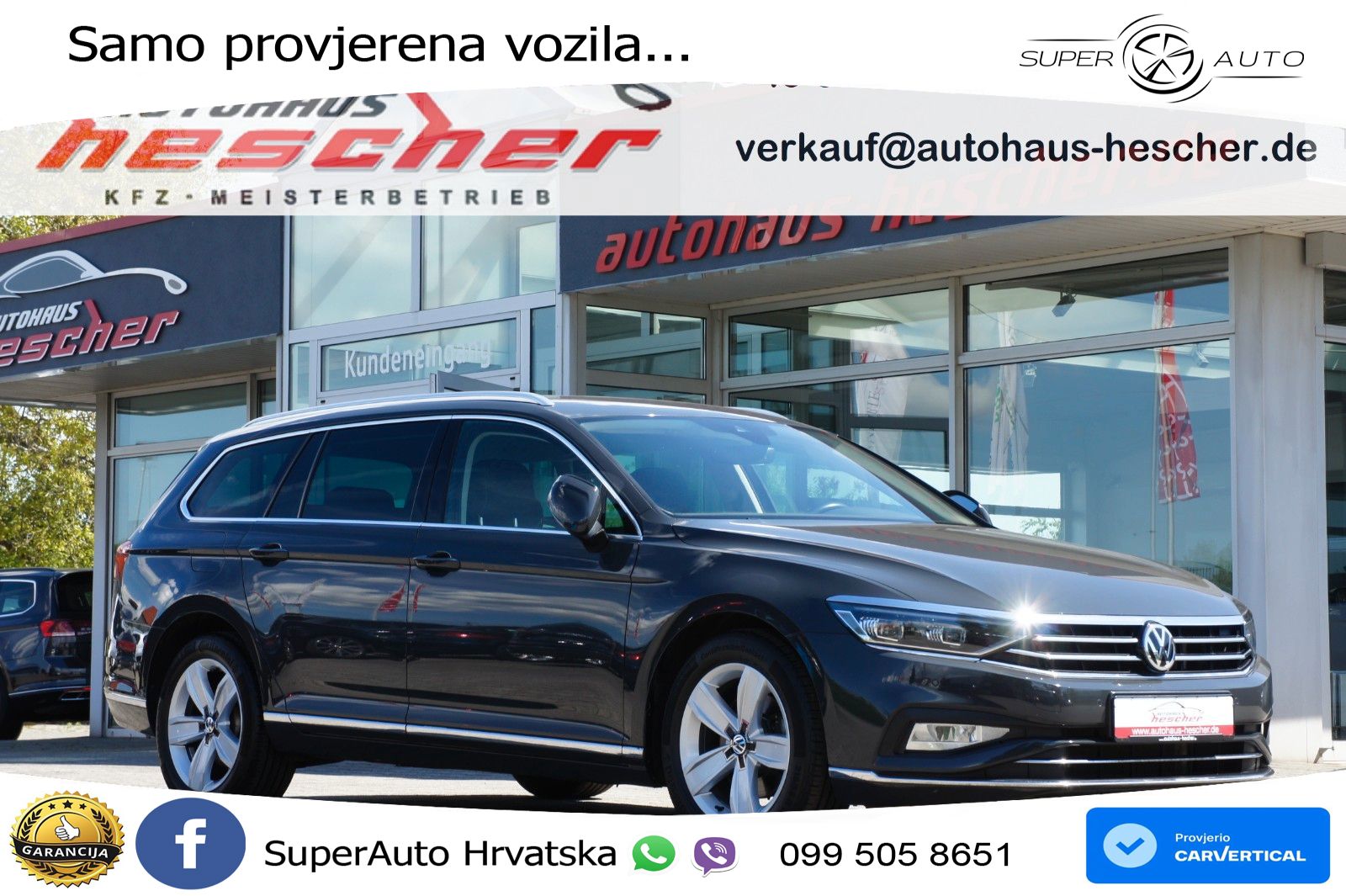 Volkswagen Passat Variant 2.0 TDI (190 KS) DSG Elegance MATRIX+GR SJED+KAM