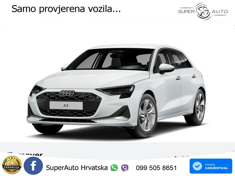 Audi A3 35 TFSI (150 KS) S tronic advanced LED+GR SJED+ACC