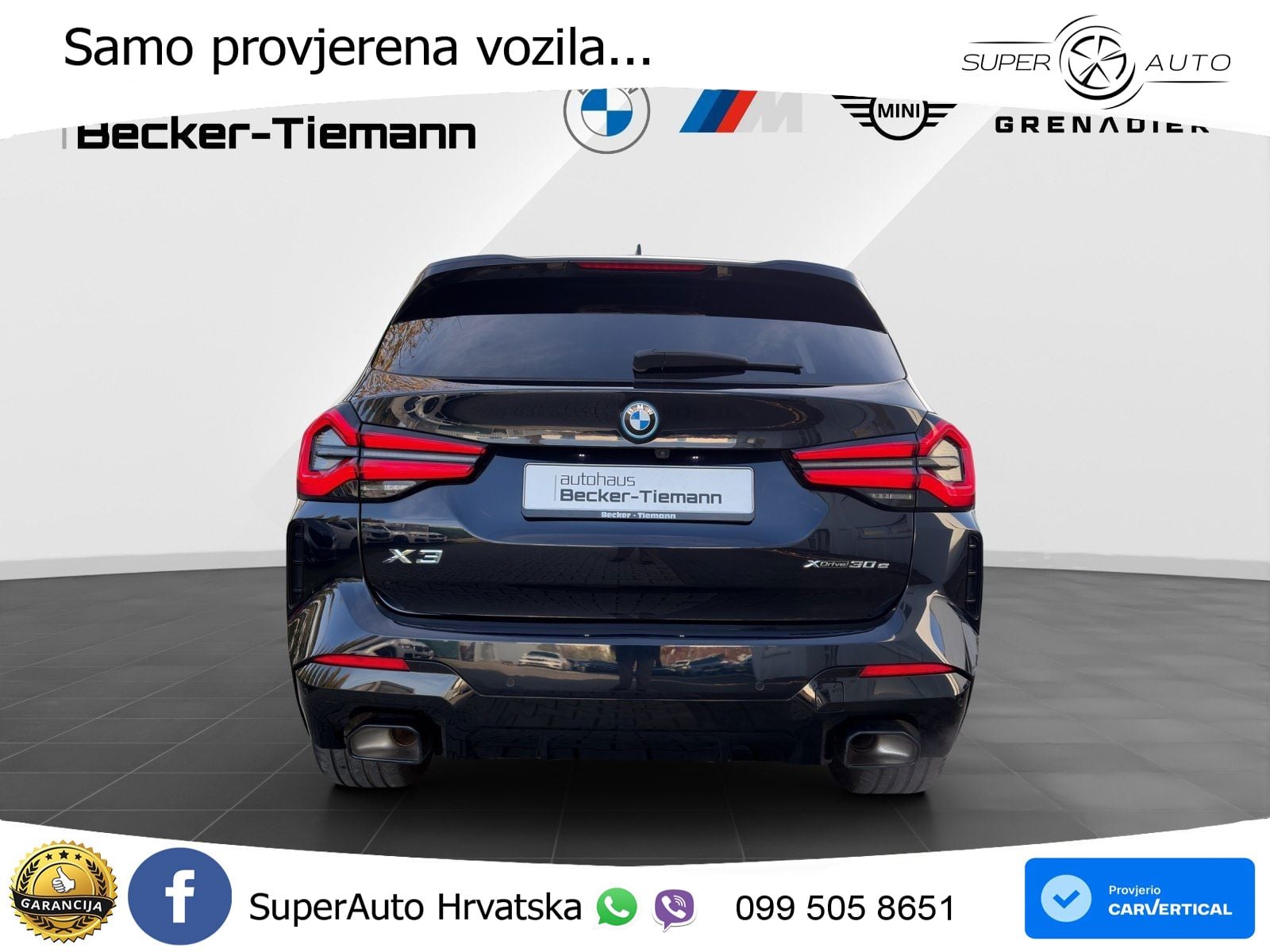 BMW X3 30e xDrive Steptronic M Sport LED+GR SJED+ACC