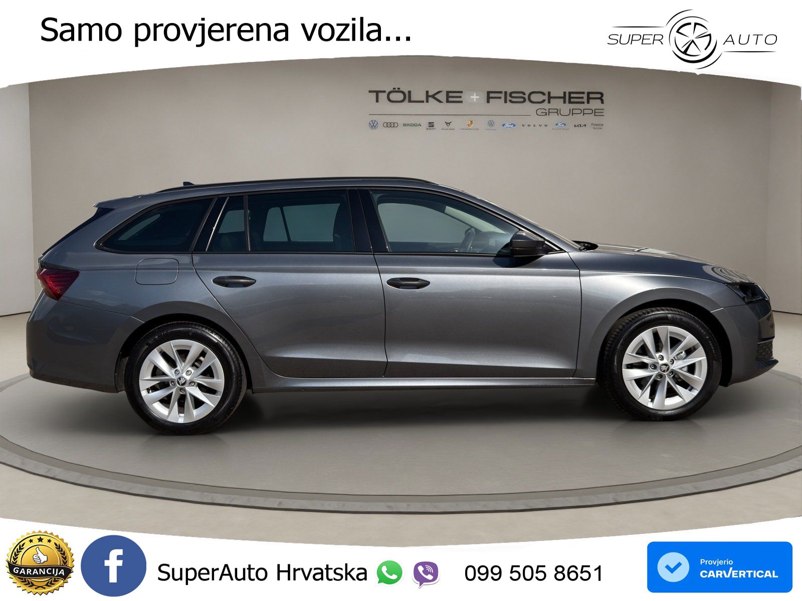 Škoda Octavia Combi 2.0 TDI (150 KS) DSG LED+GR SJED+ACC